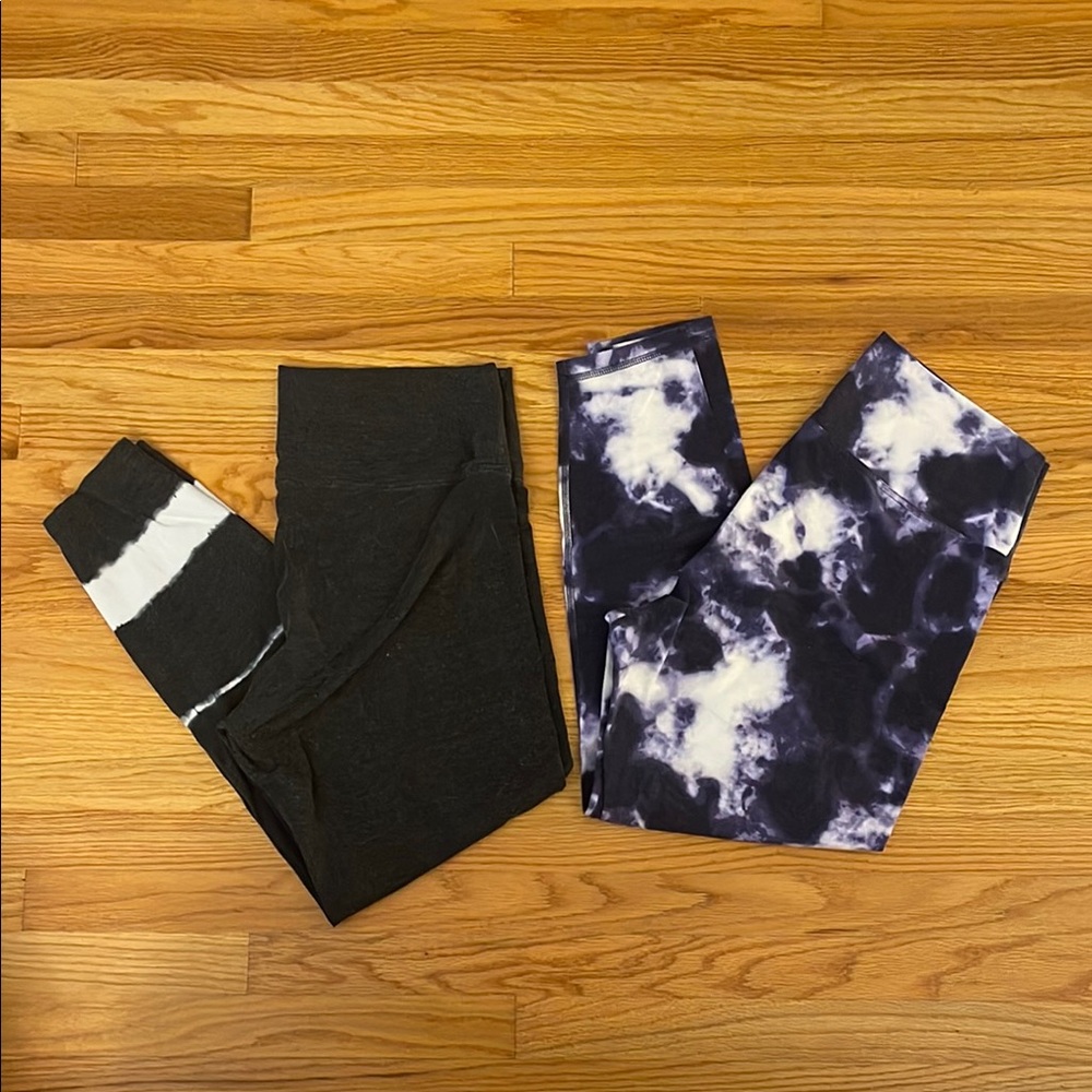 Tie-Dye and Striped Leggings Bundle